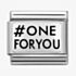 Nomination CLASSIC Silvershine #One For You Charm 330109/29