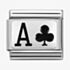 Nomination CLASSIC Silvershine Ace of Clubs Charm 330208/26