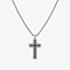 Nomination Bold Steel Black Cubic Zirconia Cross Pendant 133211/007