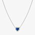 Nomination All My Love Sterling Silver Blue Heart Necklace 240302/012
