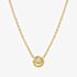 Nomination Cosmic Love Gold Plated Cubic Zirconia Circle Pendant Necklace 241706/054