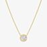 Nomination Seidivina Gold Plated Cubic Zirconia Round Cluster Pendant Necklace 241402/012