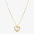 Nomination Dreams Beats Gold Heart Cubic Zirconia Pendant Necklace 242602/006