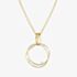 Nomination My Rebel Art Gold Plated & Cubic Zirconia Double Circle Necklace 242821/012