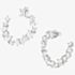 Nomination Colour Wave Sterling Silver Hoop Earrings 149803/008