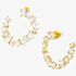 Nomination Colour Wave Gold Plated Hoop Earrings 149803/014