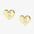 Nomination Domina Gold Tone Plated Heart Stud Earrings 240403/031