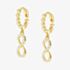Nomination Lovecloud Gold Tone Plated Infinity Dropper Earrings 240507/005