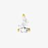 Nomination Colour Wave Gold Plated Pear Shaped Single Stud Earring 149804/014 01