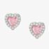 Nomination All My Love Sterling Silver Pink Heart Stud Earrings 240304/002