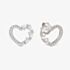 Nomination Shine Me Up Silver Multi Cut Cubic Zirconia Heart Stud Earrings 241903/003