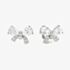 Nomination Shine Me Up Silver Multi Cut Cubic Zirconia Bow Stud Earrings 241903/008