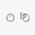 Nomination Dreams Beats Silver Cubic Zirconia Circle Stud Earrings 242603/043