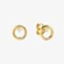 Nomination Dreams Beats Gold Tone Cubic Zirconia Circle Stud Earrings 242603/044