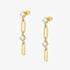 Nomination Chains Of Style Gold Plated Cubic Zirconia Drop Earrings 029404/012