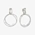 Nomination My Rebel Art Silver Double Big Circle Cubic Zirconia Earrings 242812/010