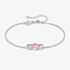 Nomination Colour Wave Sterling Silver Multicolour Three Stone Bracelet 149817/005