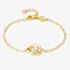 Nomination Domina Gold Tone Plated Pear Drop Bracelet 240401/015