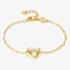 Nomination Domina Gold Tone Plated Heart Bracelet 240401/031