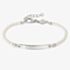 Nomination Messaggi D'Amore Engravable Plate Pearl Bracelet 241201/058