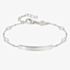 Nomination Messaggi D'Amore Engravable Plate Oval Cubic Zirconia Bracelet 241204/058