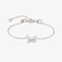 Nomination Shine Me Up Silver Multi Cut Cubic Zirconia Bow Bracelet 241901/008