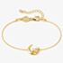 Nomination Dreams Beats Gold Tone Cubic Zirconia Moon Bracelet 242601/024