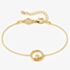 Nomination Dreams Beats Gold Tone Cubic Zirconia Circle Bracelet 242601/044