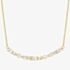 Nomination Colour Wave Gold Plated Multi-Cut Cubic Zirconia Necklace 149802/014