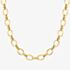 Nomination Short Affinity Gold Plated Stainless Steel Oval Link Necklace 028604/012