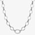 Nomination Affinity Stainless Steel Cubic Zirconia Oval Link Necklace 028606/001