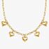 Nomination Wear & Style Yellow Gold Tone Plated Multi Heart Necklace 134510/006