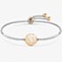 Nomination Milleluci Two-Tone Initial N Half Bangle Toggle Bracelet 028007/014