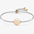 Nomination Milleluci Two-Tone Initial T Half Bangle Toggle Bracelet 028007/020
