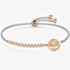 Nomination Milleluci Two-Tone Cubic Zirconia Tree of Life Toggle Bracelet 028009/017