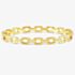 Nomination Pretty Bangles Gold Plated Square Link Cubic Zirconia Bangle 029509/012