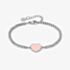 Nomination Emosfere Silver Pink Enamel Ball Bead Bracelet 134200/006