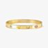 Nomination Pretty Bangles Stainless Steel & Yellow PVD Multi-Colour Cubic Zirconia Small Bangle 029531/024
