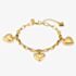 Nomination Wear & Style Yellow Gold Tone Plated Multi Heart Bracelet 134504/006