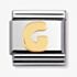 Nomination CLASSIC Gold Letters G Charm 030101/07