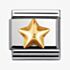 Nomination CLASSIC Gold Daily Life Raised Star Charm 030110/12