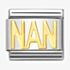 Nomination CLASSIC Gold Writings Nan Charm 030107/17