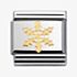 Nomination CLASSIC Gold Daily Life Snowflake Charm 030109/14