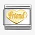 Nomination CLASSIC Symbols Friends Heart Charm 030162/76
