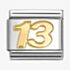 Nomination CLASSIC Gold Number 13 Charm 030109/44