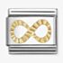 Nomination Classic Symbols Diamond Cut Infinity Charm 030149/66 *