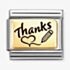 Nomination Classic PLATES Thanks Charm 030166/76
