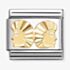 Nomination Composable Classic Etched Starsign Gemini Charm 030167/03