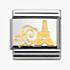 Nomination CLASSIC Gold Madame Monsieur Rose Eiffel Tower Charm 030162/18