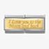 Nomination CLASSIC Gold Double Engraved Moon and Back Charm 030710/10